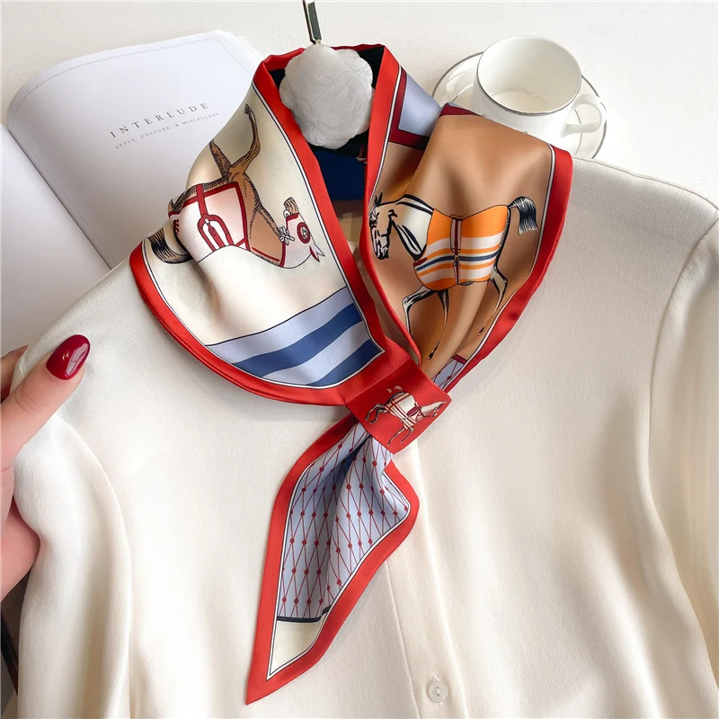 Wrist Wraps - Luxury Brand Skinny Neckerchief Scarf For