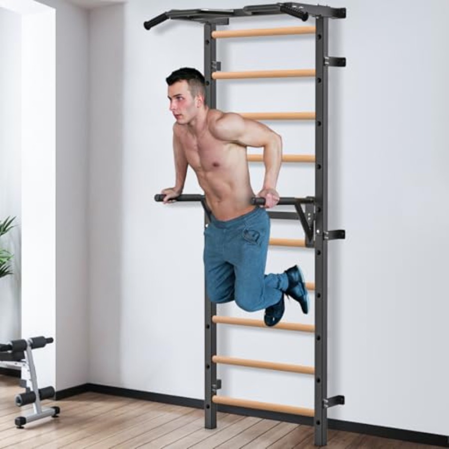 Wall Mounted Gymnastic Stall B - đánh giá và giá Pull Up Bar