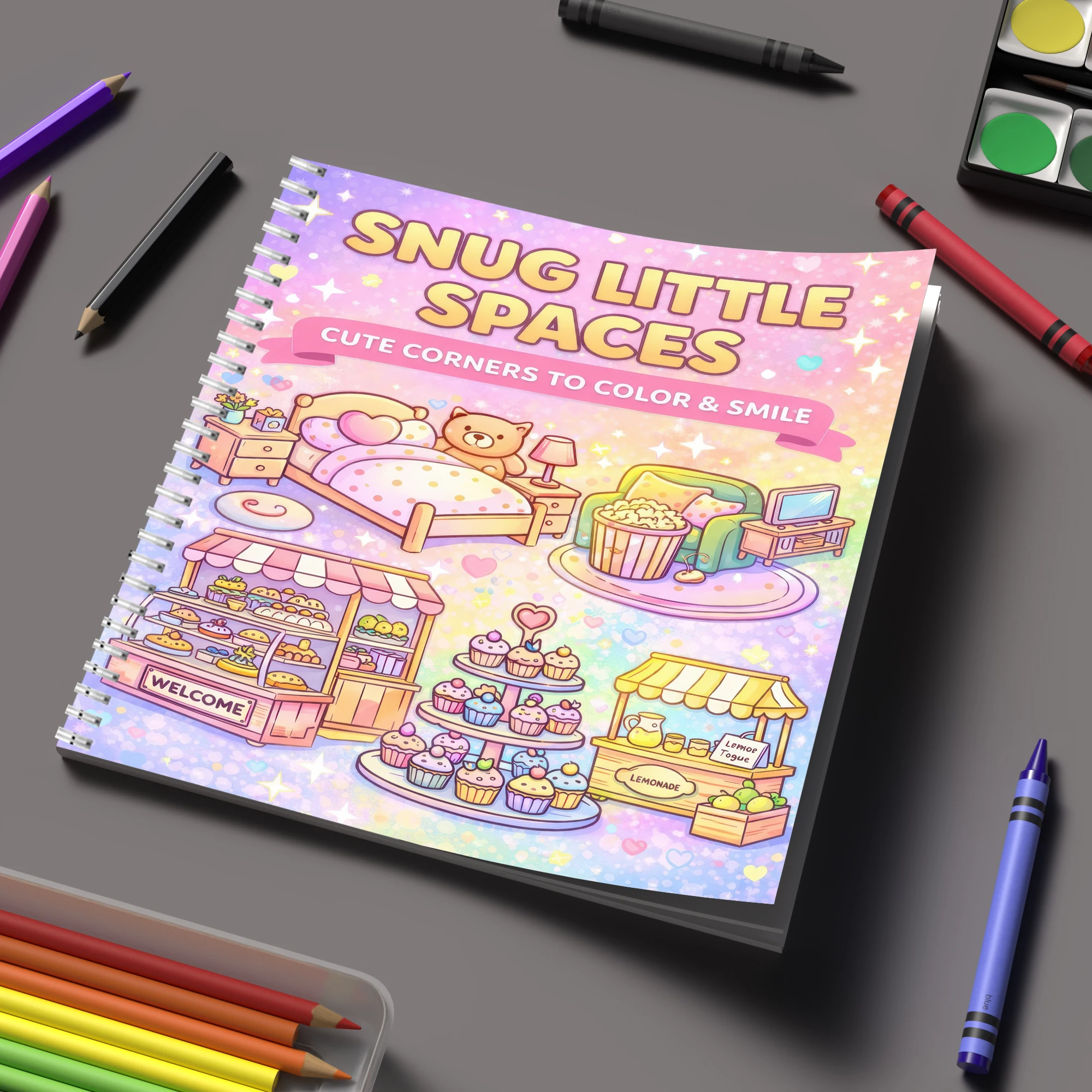Coloring Book Little Spaces fo - đánh giá và giá Chalk Bag