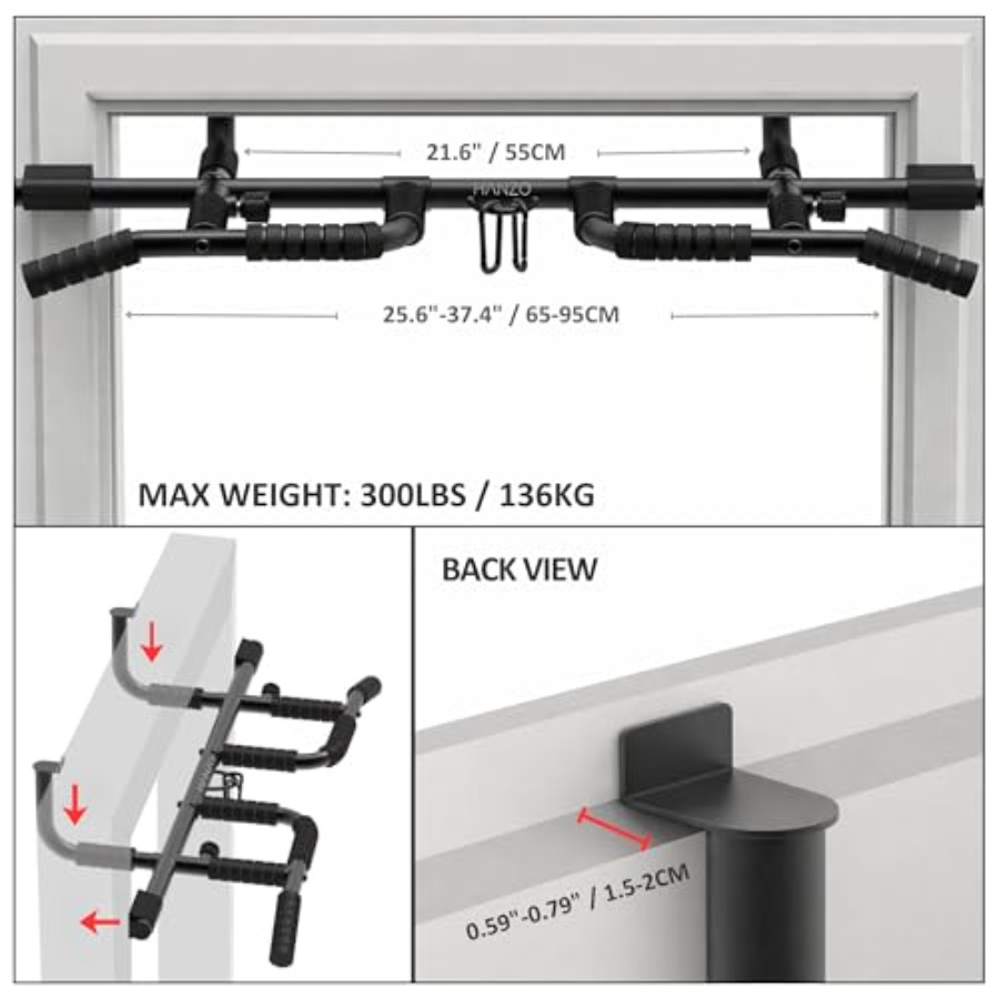 Doorway Pull Up Bar Set with S - đánh giá và giá Pull Up Bar