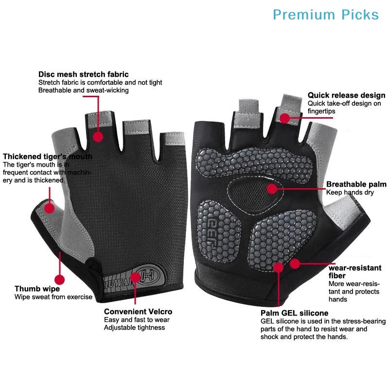 portableHalf Finger Anti Slip  - đánh giá và giá Weightlifting Gloves