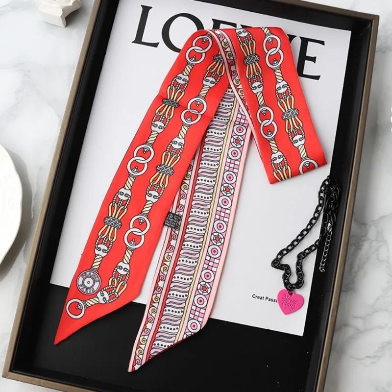 Fashion Skinny Silk Scarf for  - đánh giá và giá Wrist Wraps