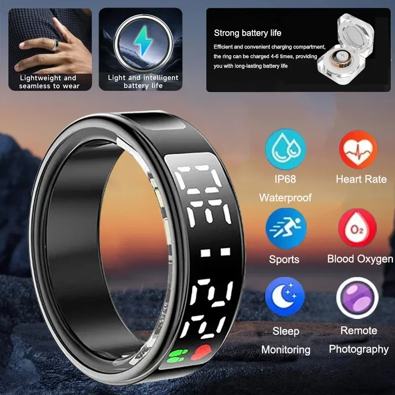 Smart Ring For Men Women Heart - đánh giá và giá Gymnastic Ring