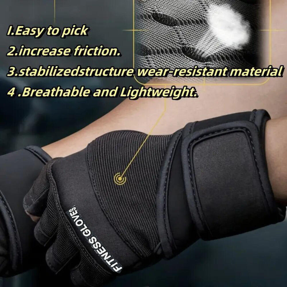 Half Finger Gym Gloves Wear Re - đánh giá và giá Weightlifting Gloves