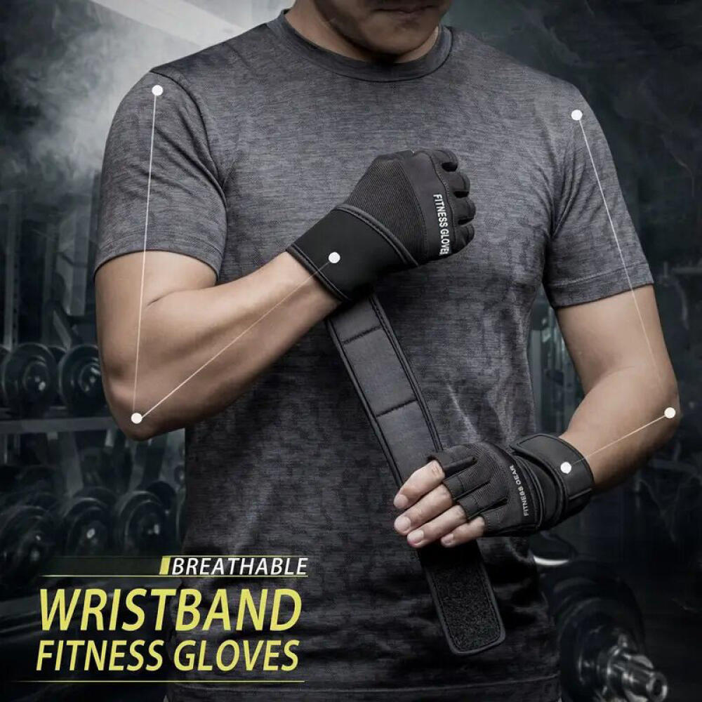Half Finger Gym Gloves Wear Re - đánh giá và giá Weightlifting Gloves